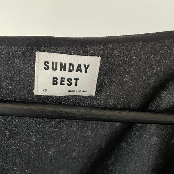 Aritzia Sunday Best Polka Dot Mini Dress in size XS - Picture 2 of 2